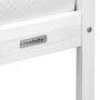 Patut tip casuta din lemn junior, 160x80 cm, Pana la 70 Kg, Cu bariera de protectie, Conform cu EN 716-1:2008, EN 716-2:2008, New Baby, Castello, White - 8