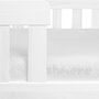 Patut tip casuta din lemn junior, 160x80 cm, Pana la 70 Kg, Cu bariera de protectie, Conform cu EN 716-1:2008, EN 716-2:2008, New Baby, Castello, White - 9