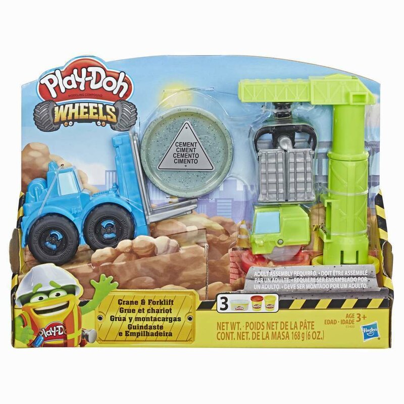 Hasbro - set de joaca macara si stivuitor , play-doh