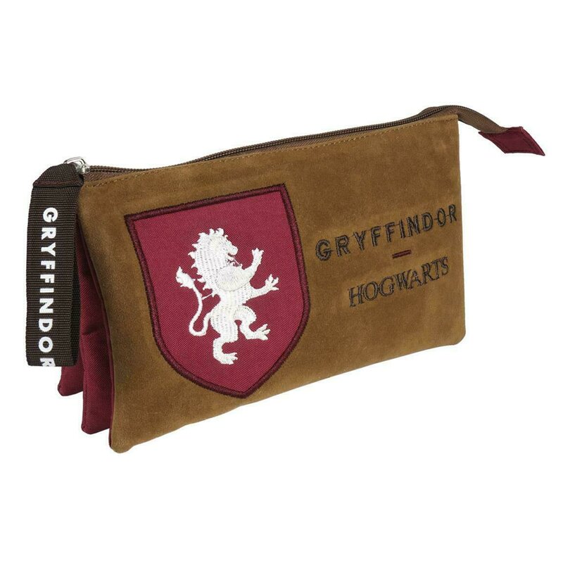 Cerda - penar neechipat gryffindor cu 3 compartimente, 22x12 5x3 cm harry potter