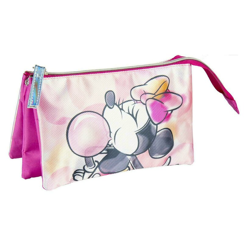 Cerda - penar neechipat cu 3 compartimente, 22x12 5x3 cm minnie mouse