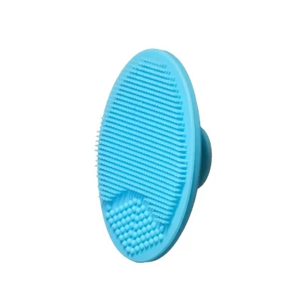 Perie de baie, FridaBaby, DermaFrida, Din silicon, Cu peri moi si bile de masaj, Pentru pielea sensibila, 0 luni+, Blue