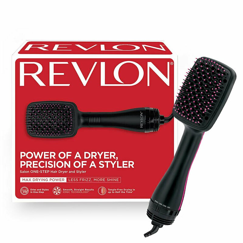 Revlon - Perie electrica de par One-Step Hair Dryer & Styler, RVDR5212E2, ionizare, 2 trepte de temperatura
