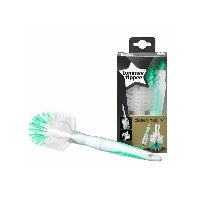 Tommee tippee - perie biberoane closer to nature , pentru tetina, verde