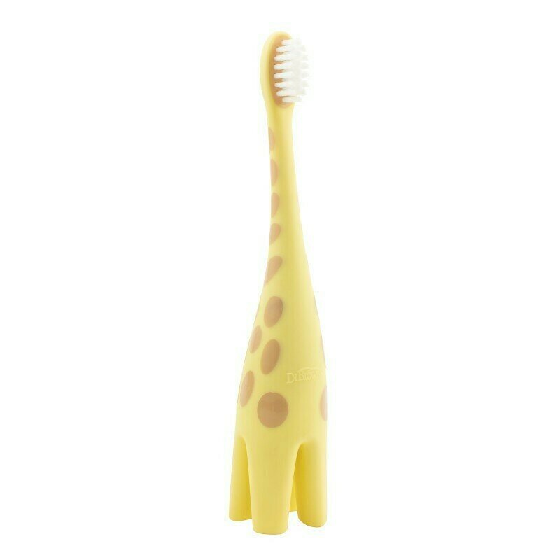 Dr. brown's - periuta de dinti design girafa (0-3 ani)