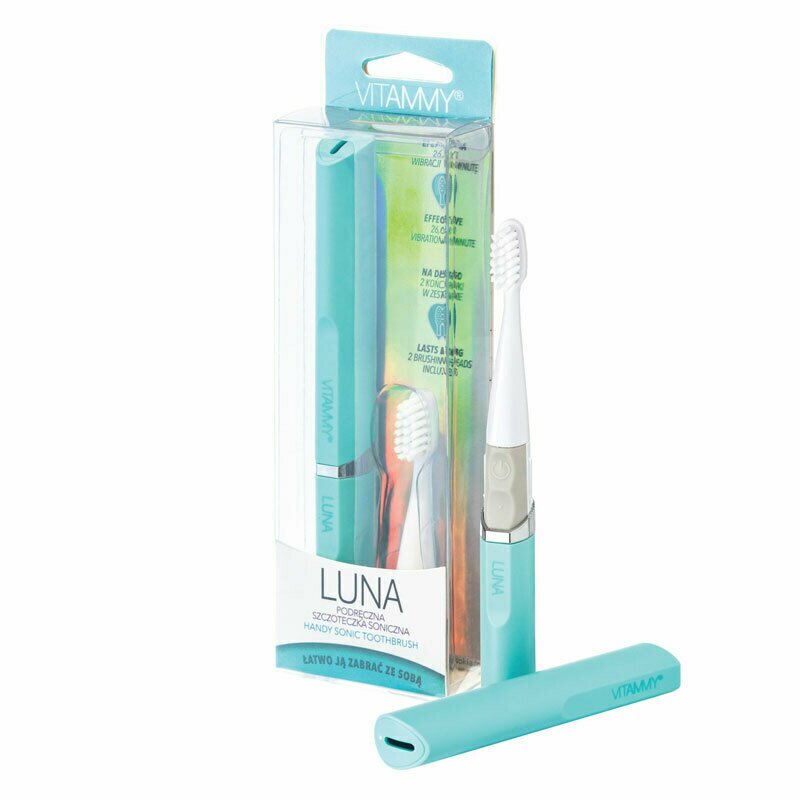 Vitammy - periuta de dinti electrica luna, 26000 vibratii/min, turcoaz