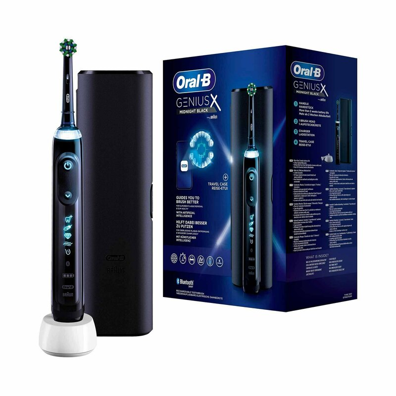Oral-b - periuta electrica genius x black + travel case