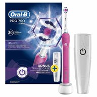 Oral-b - Periuta electrica Oral B PRO 750 3D White Pink Edition + travel case
