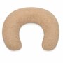 Perna alaptare, New Baby, Teddy, Bumbac+tesatura teddy, 100% antialergic, Husa detasabila, 60x45x18 cm, 0 luni+, Beige - 1