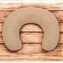 Perna alaptare, New Baby, Teddy, Bumbac+tesatura teddy, 100% antialergic, Husa detasabila, 60x45x18 cm, 0 luni+, Beige - 2