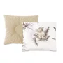 Perna bebelus, MimiNu, Profilata, Cu doua fete, Cu functie anti-soc, Pufoasa, Din catifea si bumbac, Materiale certificate Oeko Tex Standard 100, 23x26 cm, Savanna
