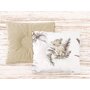 Perna bebelus, MimiNu, Profilata, Cu doua fete, Cu functie anti-soc, Pufoasa, Din catifea si bumbac, Materiale certificate Oeko Tex Standard 100, 23x26 cm, Savanna - 3
