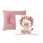 Perna bebelus, MimiNu, Profilata, Cu doua fete, Cu functie anti-soc, Pufoasa, Din catifea si bumbac, Materiale certificate Oeko Tex Standard 100, 23x26 cm, Velvet Betty