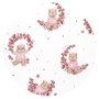Perna bebelus, MimiNu, Profilata, Cu doua fete, Cu functie anti-soc, Pufoasa, Din catifea si bumbac, Materiale certificate Oeko Tex Standard 100, 23x26 cm, Velvet Betty - 2