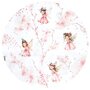 Perna bebelus, Qmini, Profilata, Cu functie anti-soc, Pufoasa, Din catifea si bumbac, 23x26 cm, Materiale certificate Oeko Tex Standard 100, Fairy Pink - 3