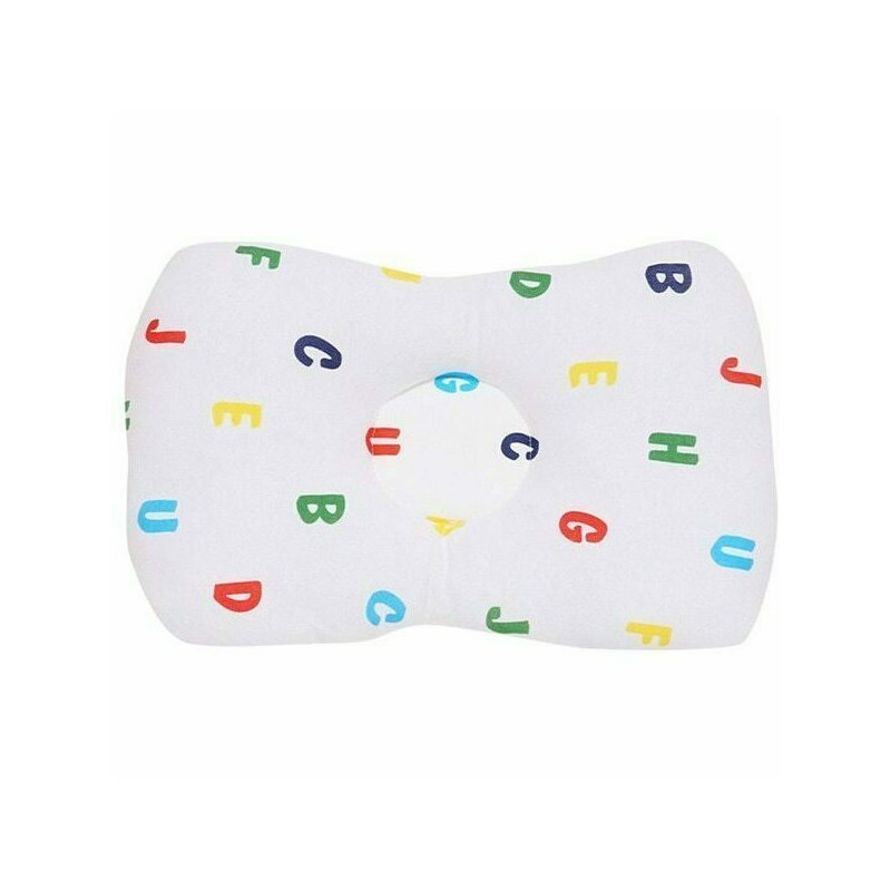 Bambinice - perna bebelusi comfy, alb/verde/letters