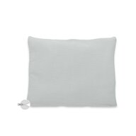 Perna clasica de dormit, Qmini, Cu husa detasabila cu fermoar, Din muselina dubla, 30x40 cm, Grey