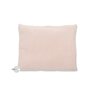 Perna clasica de dormit, Qmini, Cu husa detasabila cu fermoar, Din muselina dubla, 30x40 cm, Powder Pink - 1