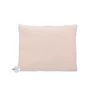 Perna clasica de dormit, Qmini, Cu husa detasabila cu fermoar, Din muselina dubla, 30x40 cm, Powder Pink