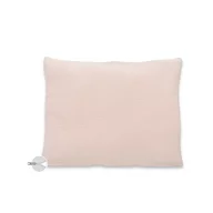 Perna clasica de dormit, Qmini, Cu husa detasabila cu fermoar, Din muselina dubla, 30x40 cm, Powder Pink