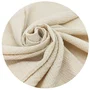 Perna clasica de dormit, Qmini, Cu husa detasabila cu fermoar, Din muselina dubla, 30x40 cm, Warm Beige - 2
