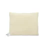 Perna clasica de dormit, Qmini, Cu husa detasabila cu fermoar, Din muselina dubla, 30x40 cm, Warm Beige - 1
