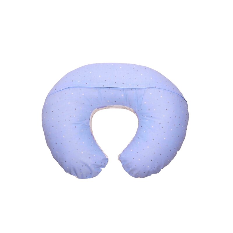 Lorelli - perna pentru alaptat happy , moons & stars, 145x17 cm, albastru