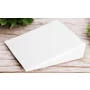 Perna inclinata, Bubaba, Antireflux, Cu husa din bumbac, 30 x 37 x 1,5-10 cm, Alba - 2