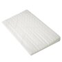 Perna oblica, New Baby, Basic, Asigura o pozitie corecta, Antialergica, Din spuma, Cu husa detasabila, 59x37 cm, 0 luni+, White - 1