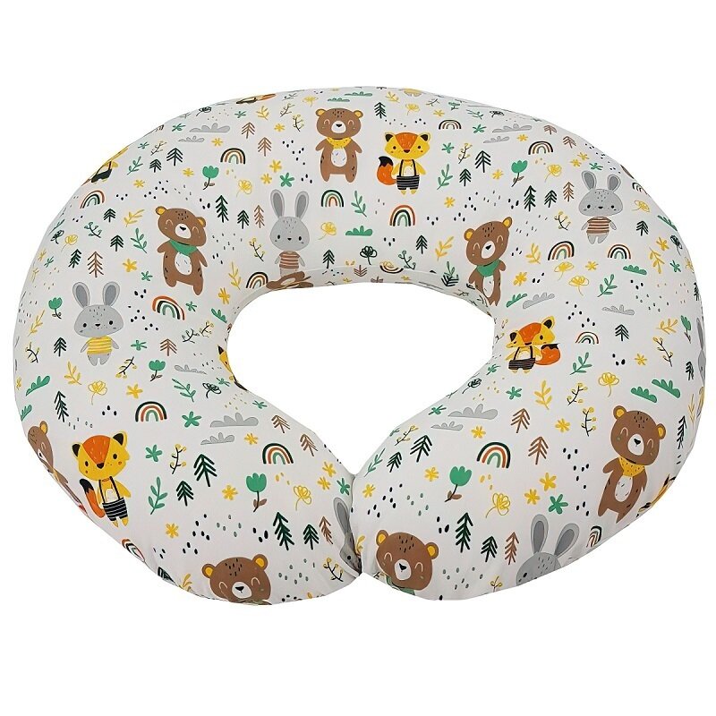 Eko - perna pentru alaptare, 100% bumbac, 60x60 cm, - forest