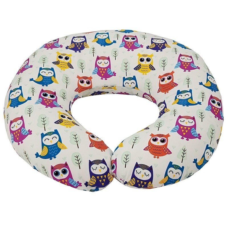 Eko - perna pentru alaptare, 100% bumbac, 60x60 cm, - owls
