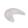 Perna pentru alaptat, Ceba Baby, Husa detasabila din bumbac, Cu puf siliconizat, 150x60x37 cm, Oeko-Tex Standard 100, Basic Forget-me-not - 3