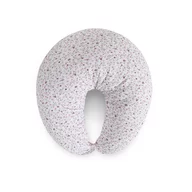 Perna pentru alaptat, Ceba Baby, Husa detasabila din bumbac, Cu puf siliconizat, 150x60x37 cm, Oeko-Tex Standard 100, Basic Forget-me-not