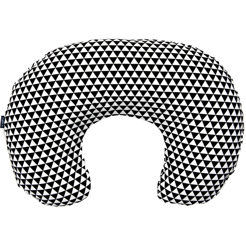 Womar - perna pentru gravide si alaptat comfort exclusive 160 cm cu poliester, alb, negru