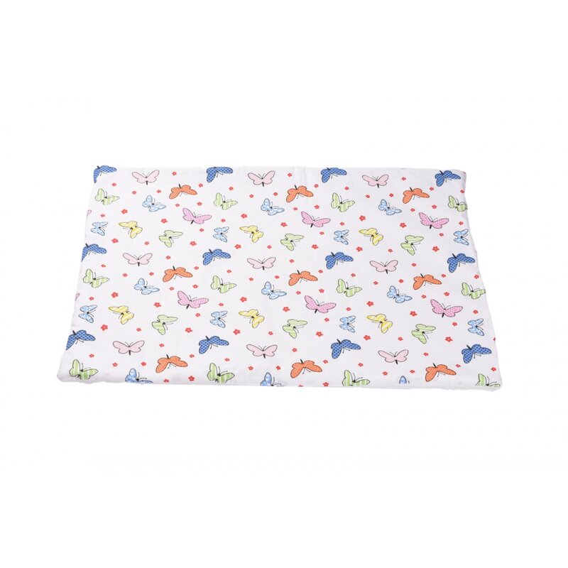 Confort family - perna clasica de dormit plata , fluturasi, din bumbac, 60x40 cm