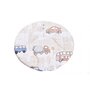 Confort Family - Perna clasica de dormit Plata rotunda , Masinute, din Bumbac, 30x30 cm - 1