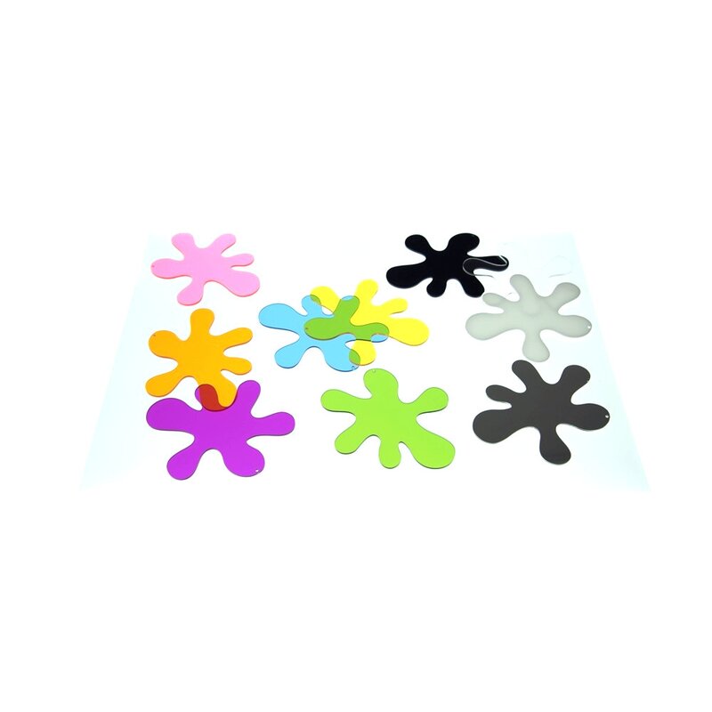 Tickit - set stimulare vizuala pete de culoare 10 buc, multicolor