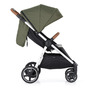Petite&Mars - Carucior sport, Royal, Include husa pentru scaun, husa pentru picioare, geanta pentru scutece si capotina extensibila, Cu fereastra, Impermeabila, Cu SPF 50, Aluminiu, 0-22 kg, 111  x 57  x 86 cm, Mature Olive - 5