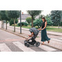 Petite&Mars - Carucior sport, Street+ Air, Include capotina impermeabila Editie limitata, Cu fereastra, husa picioare, cos de bagaje, Cu roti gonflabile, Centura de siguranta in 5 puncte, Pana la 25 kg, 6 luni+, Prehistoric - 20