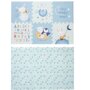 Covoras puzzle, Petite&Mars, Din spuma, Format din 6 piese reversibile, 116x174x1.5 cm, Multicolor - 1