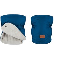 Manusi calduroase pentru carucior, Petite&Mars, Jasie, Pentru vremea rece, Potrivite pentru orice carucior, Impermeabile, Inchidere prin capse, Albastru