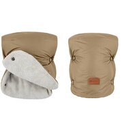 Manusi calduroase pentru carucior, Petite&Mars, Jasie, Pentru vremea rece, Potrivite pentru orice carucior, Impermeabile, Inchidere prin capse, Maro