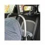 Oglinda auto retrovizoare, Petite&Mars, Rotativa 360, Montare pe tetiera cu ajutorul curelelor, 26.5 x 20, Negru - 4