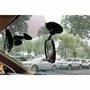 Oglinda auto retrovizoare, Petite&Mars, Rotativa 360 Oskar, Cu montare pe parbriz si la parasolare, 10 x 7 cm, Negru - 6
