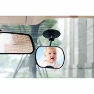 Black Friday - Reduceri Oglinda auto retrovizoare, Petite&Mars, Rotativa 360 Oskar, Cu montare pe parbriz si la parasolare, 10 x 7 cm, Negru Promotie