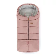 Sac de iarna, Petite&Mars, Jibot, Pentru carucior, landou sau scaun auto, 100x48 cm, Impermeabil, Cu elemente reflectorizante, Extensibil, 3 in 1, Dusty Pink