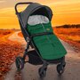 Sac de iarna, Petite&Mars, Jibot, Pentru carucior, landou sau scaun auto, 100x48 cm, Impermeabil, Cu elemente reflectorizante, Extensibil, 3 in 1, Green - 3