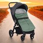 Sac de iarna, Petite&Mars, Jibot, Pentru carucior, landou sau scaun auto, 100x48 cm, Impermeabil, Cu elemente reflectorizante, Extensibil, 3 in 1, Pale Eucalypt - 3
