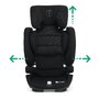 Petite&Mars - Scaun auto, Cu isofix, 15-36 kg, 4 Pozitii de reglare a spatarului, Elite-size, Conform cu standardul european de securitate ECE R129 i-size, Lava Air - 1