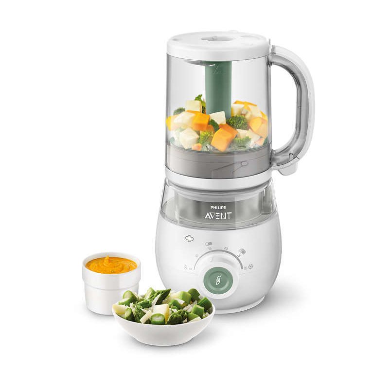 Philips avent - robot , 4 in 1, pentru prepararea mancarii bebelusilor, verde